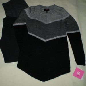 GIRLS SIZE: MED. (10/12) ~2 PC. SWEATER OUTFIT~NEW